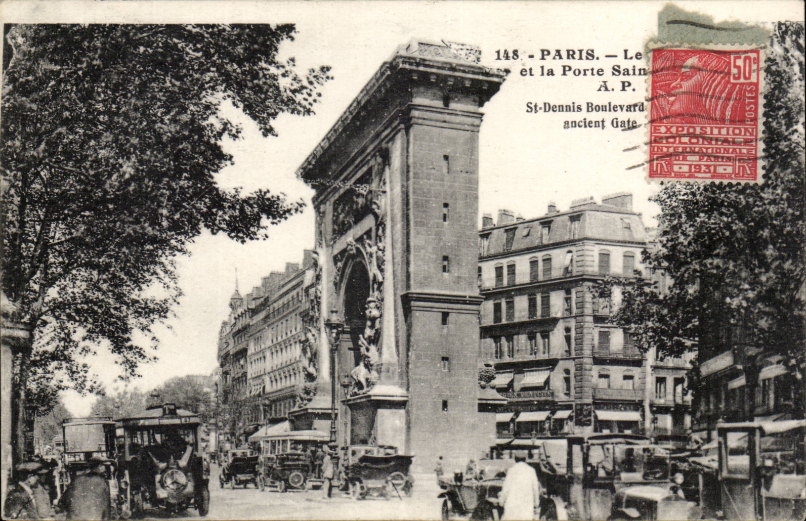 Paris CPA Porte Saint Martin