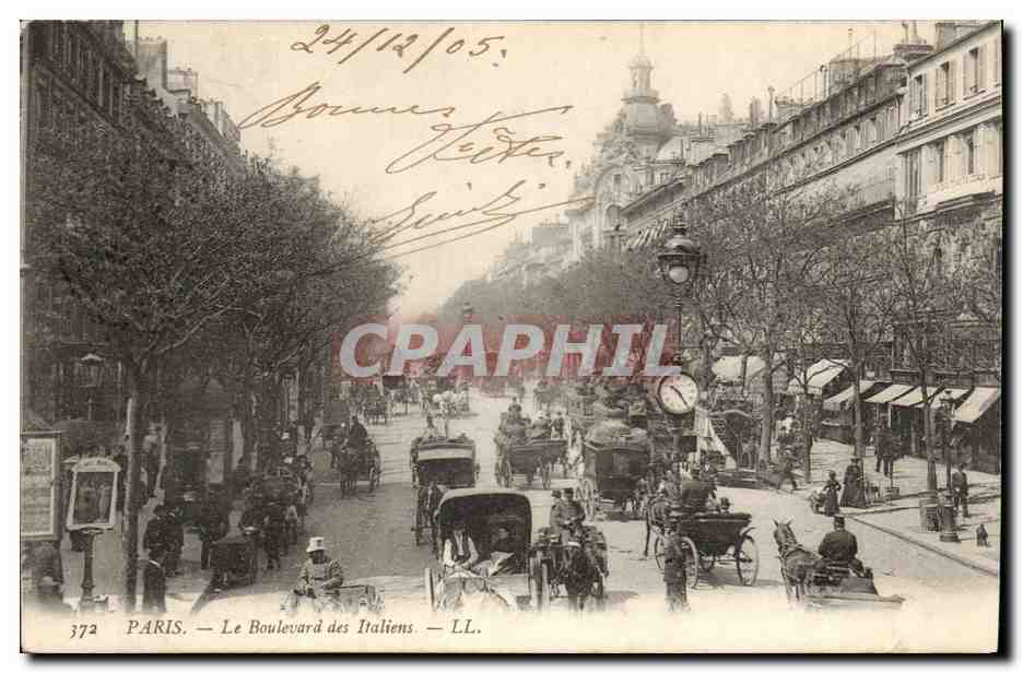 Paris CPA Le boulevard des italiens
