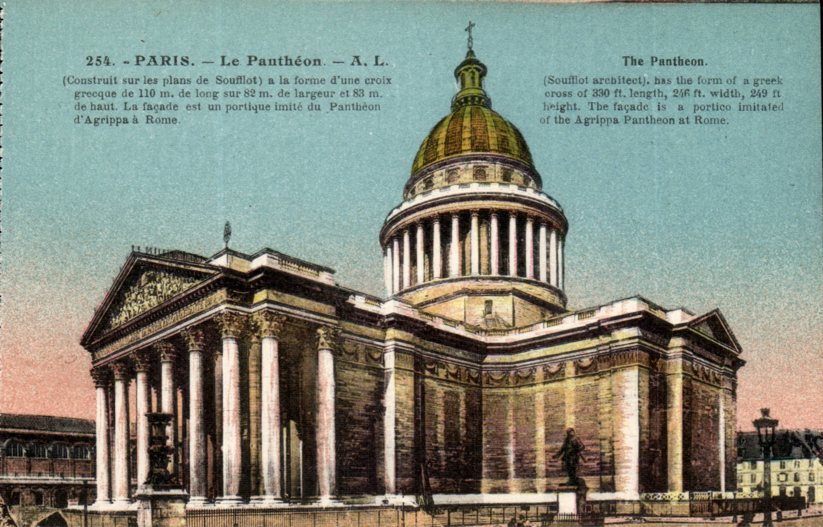 Paris CPA Le Pantheon