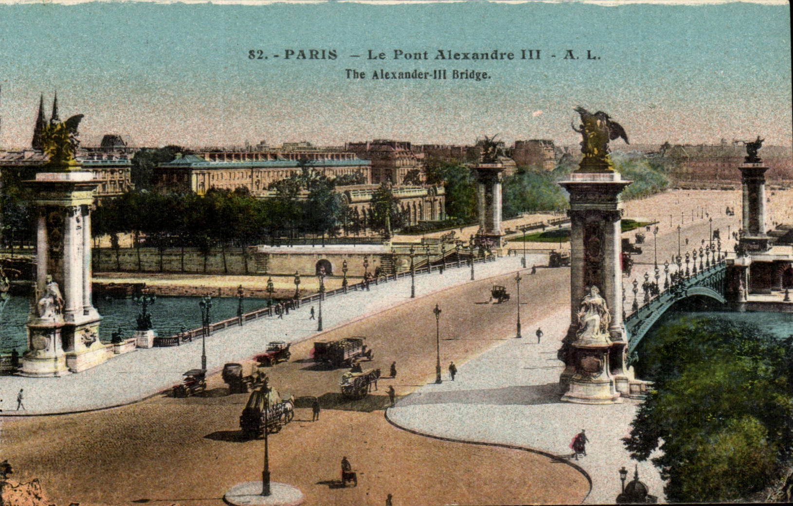 Paris CPA Le pont Alexandre III
