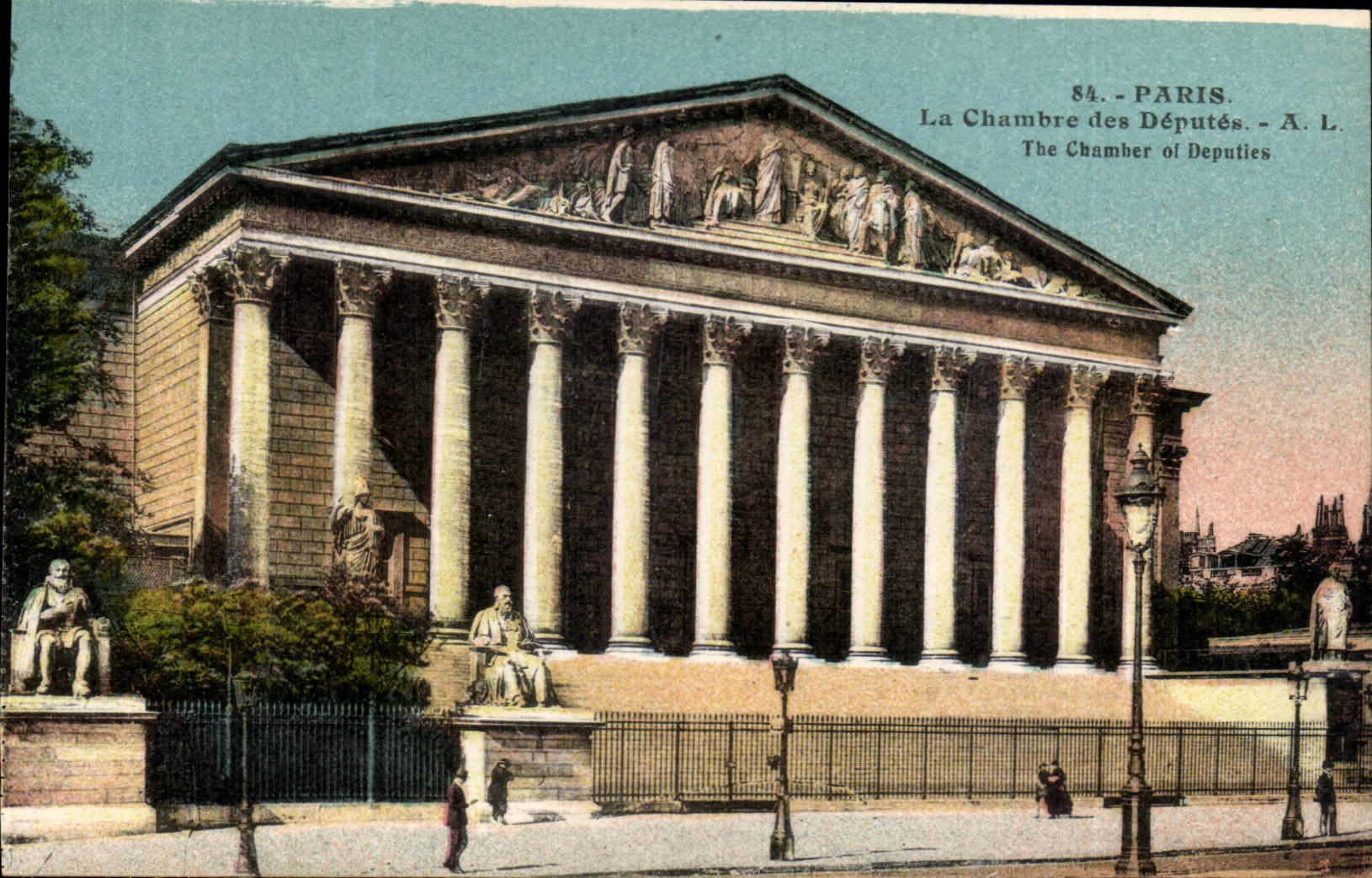 Paris CPA La chambre des deputes