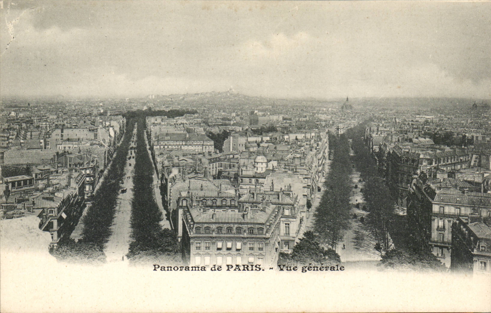 Paris CPA Panorama Vue generale