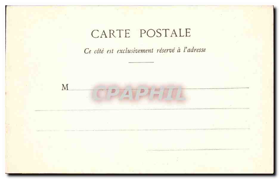 Paris CPA La place Vendome — Rückseite