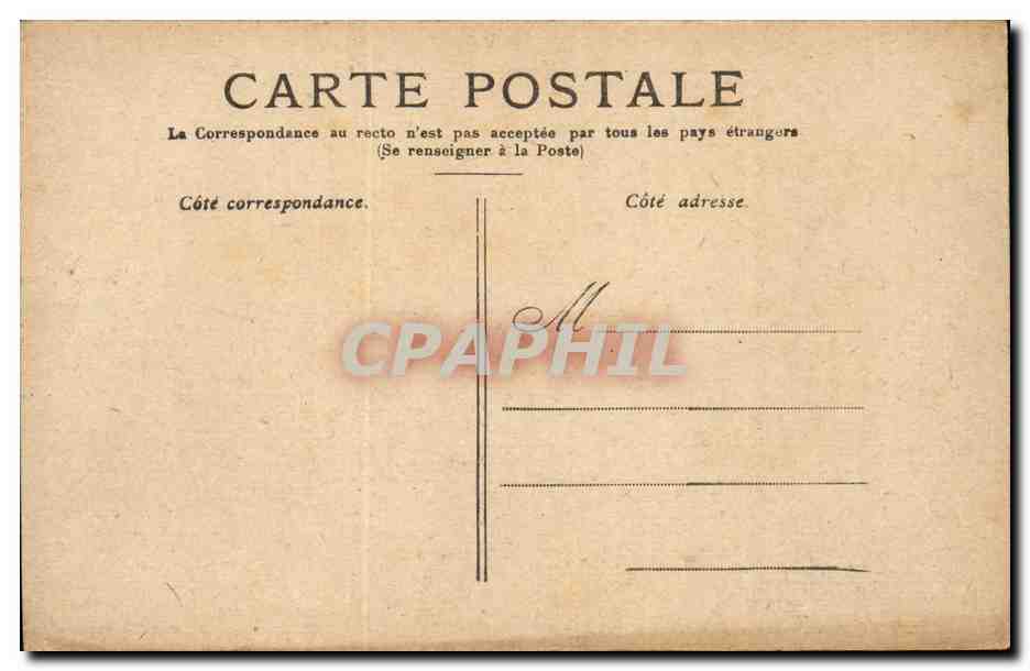 Paris CPA La place de la Concorde — Rückseite