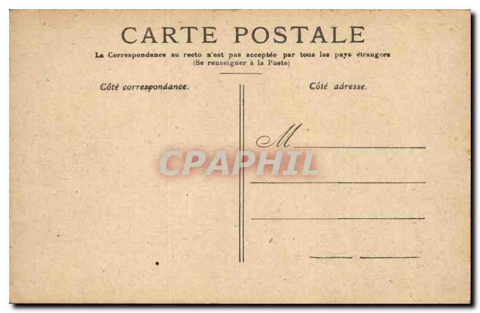 Paris CPA Le petit Palais — Rückseite