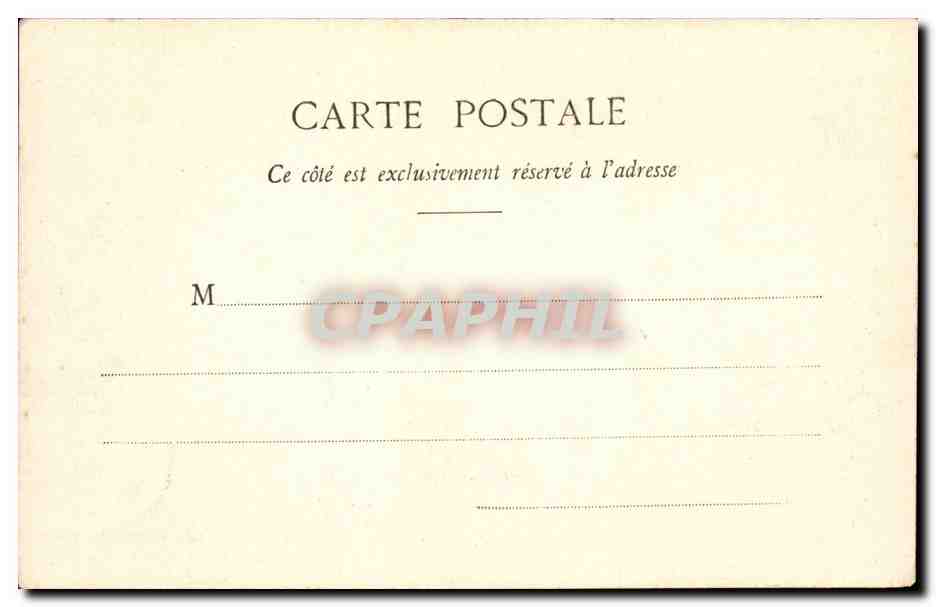 Paris CPA Un coin du parc Montsouris — Rückseite