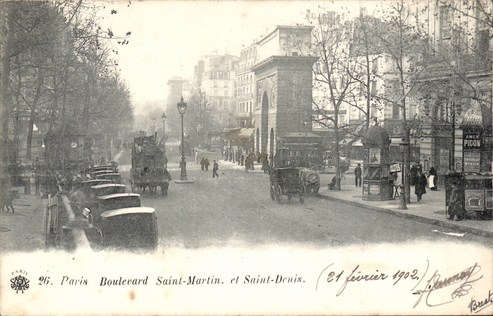 Paris CPA Boulevard Saint Martin et Saint Denis