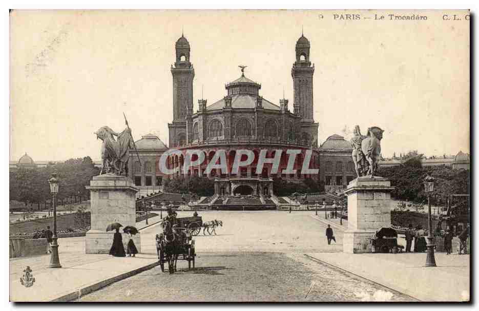 Paris CPA Le Trocadero