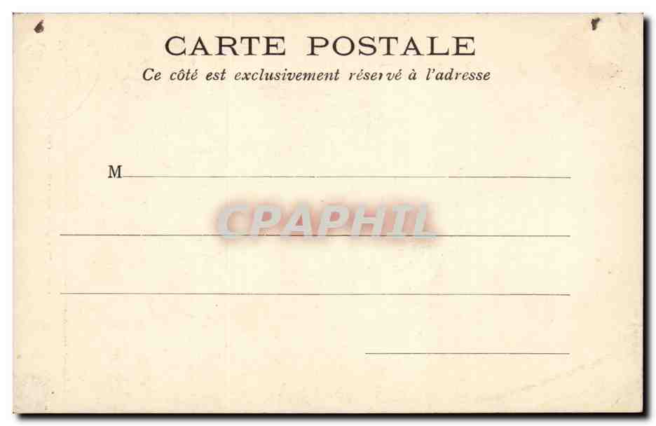 Paris CPA Eglise Russe de la rue Daru (Russie Russia) — Verso