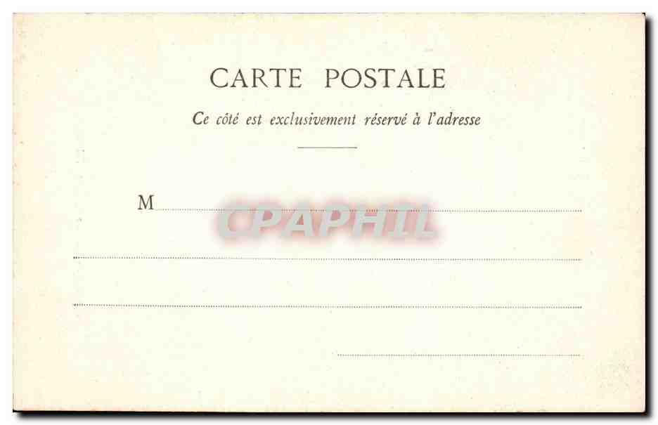 Paris CPA Le comptoir d'Escompte — Rückseite
