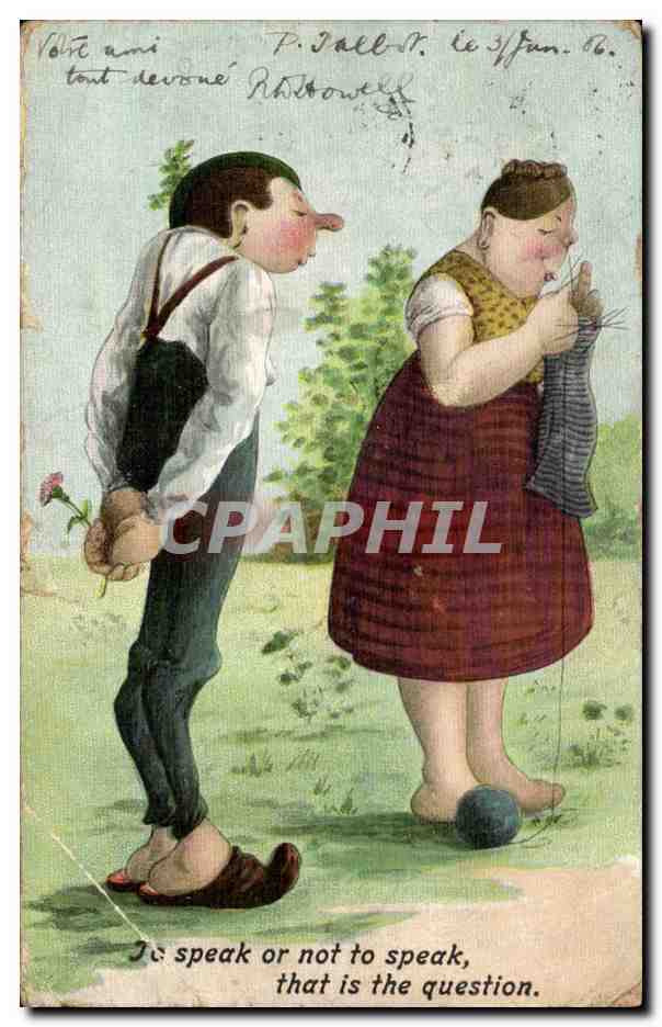 CPA Fantaisie To speak or not to speak that is the question (humour)