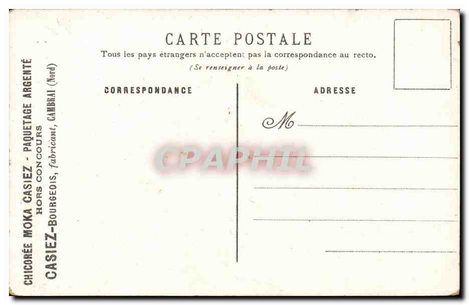 CPA Fantaisie Fleur Anemones variees — Back