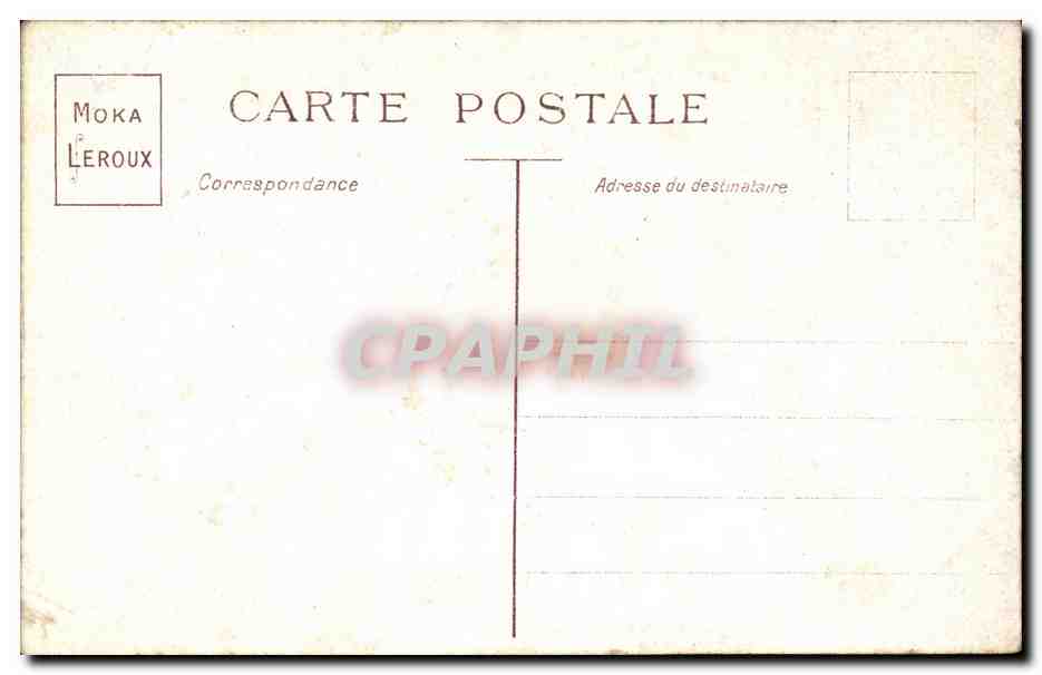 CPA Fantaisie Bourgeois a table  — Verso