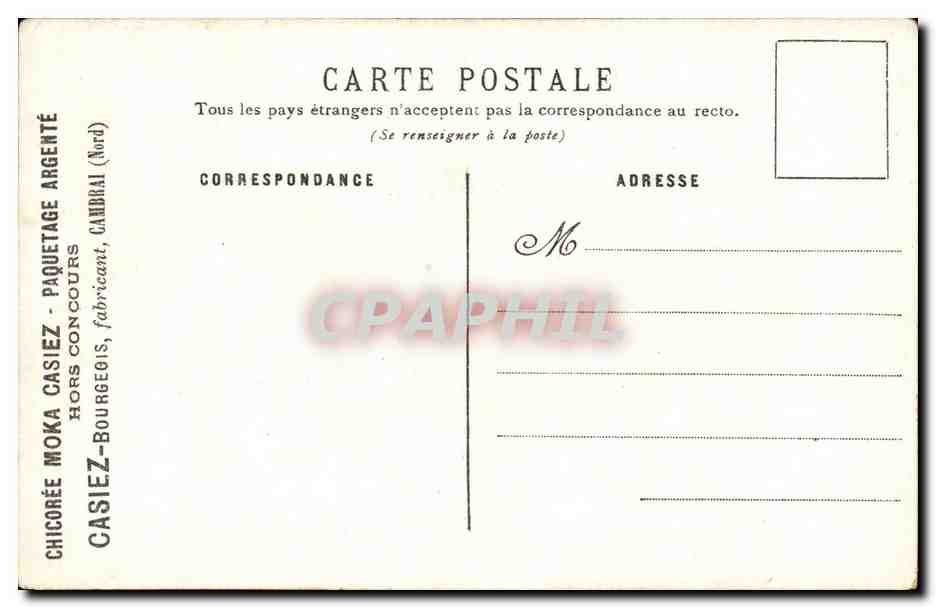 CPA Fantaisie Fleur Giroflees ravenelles — Rückseite