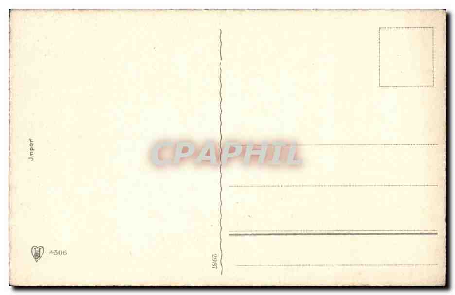 CPA Fantaisie Jardin — Verso