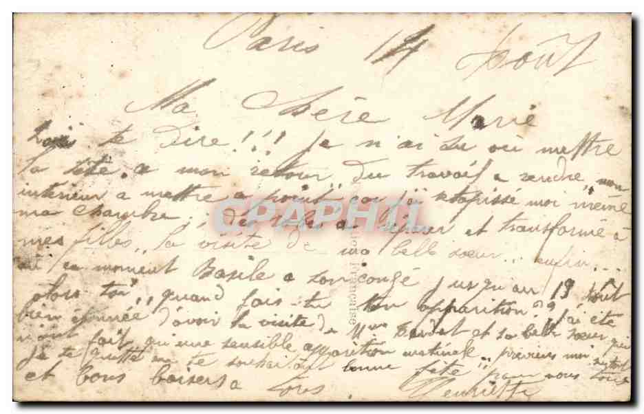 Jeune femme tenant un pigeon — Bonne Fête — REX 1237 — Reverso