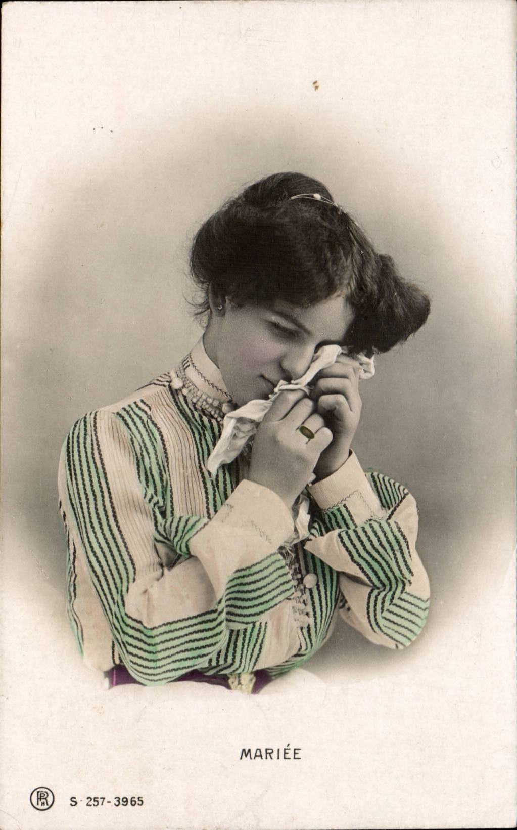 CPA Fantaisie Femme
