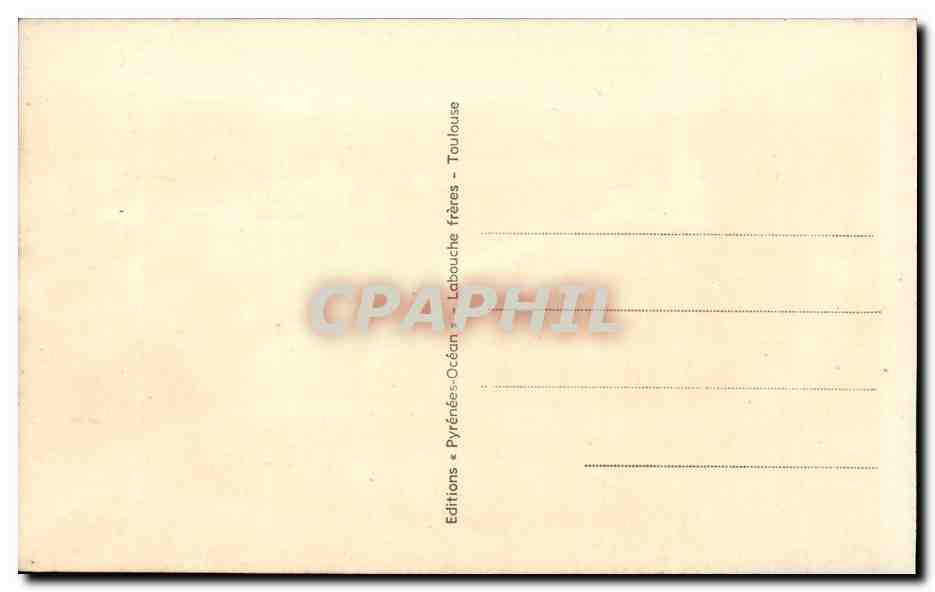 Lourdes CPA Maison paternelle de Bernadette Soubirous (nonne nun) — Verso