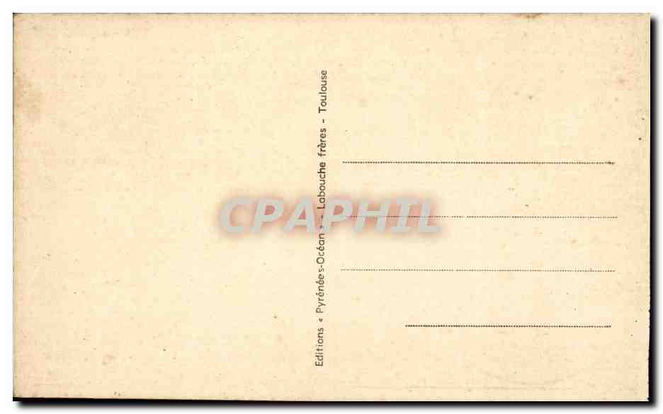 Lourdes CPA Souvenir de Notre Dame de Lourdes (nun nonne) — Verso