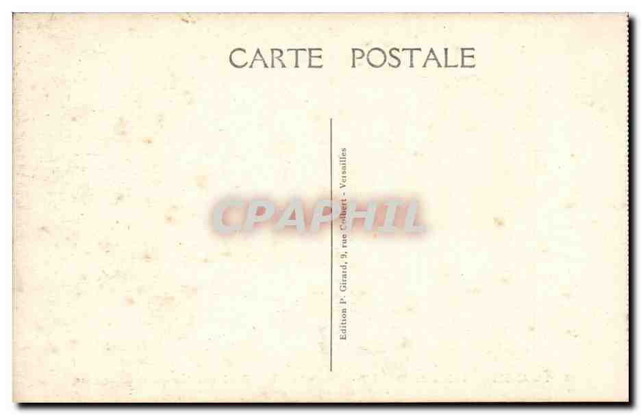 CPA Versailles Palais du Grand Trianon La chambre a coucher de Napoleon 1er  — Verso