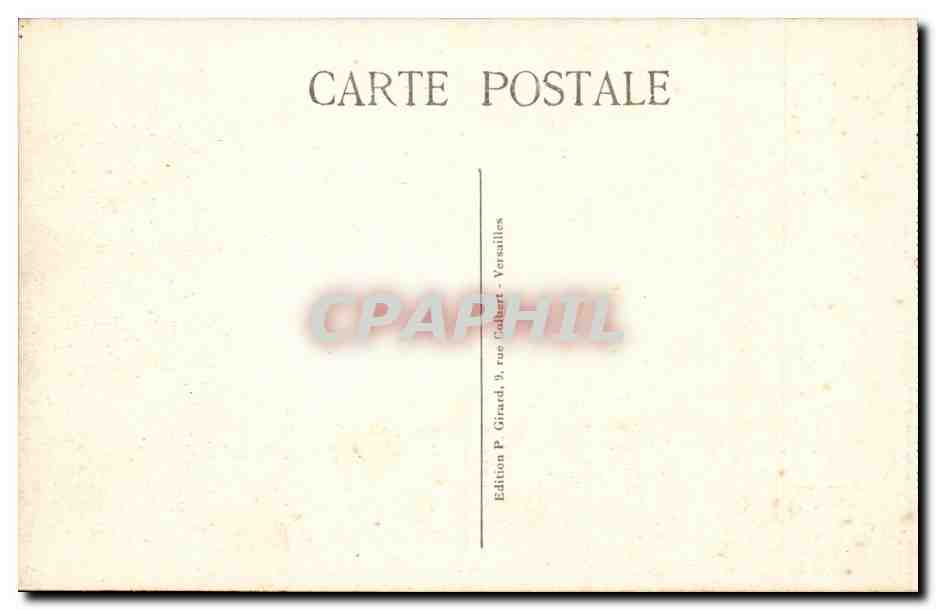 CPA Versailles Les grandes eaux du bassin de Neptune — Verso