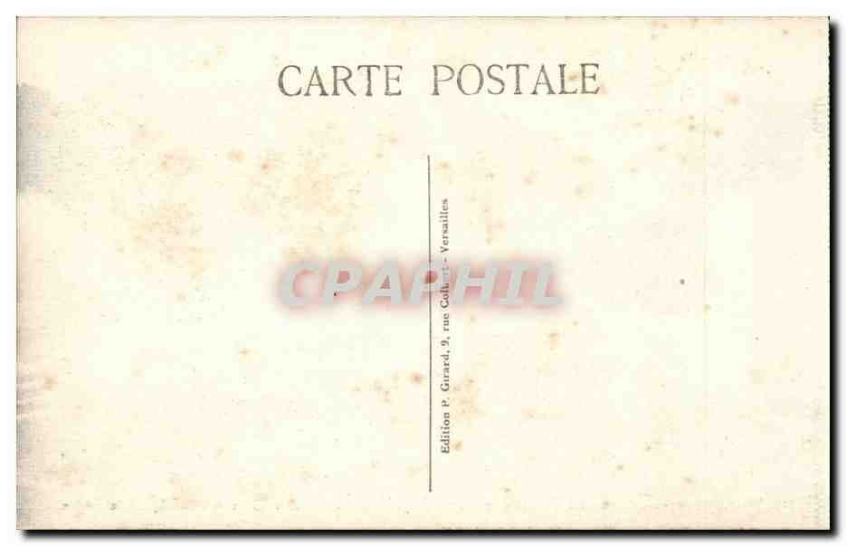 Versailles - Le Parc - La Grotte des Bains d'Apollon - Édition P. Guard, 9 rue Colbert, Versailles — Verso
