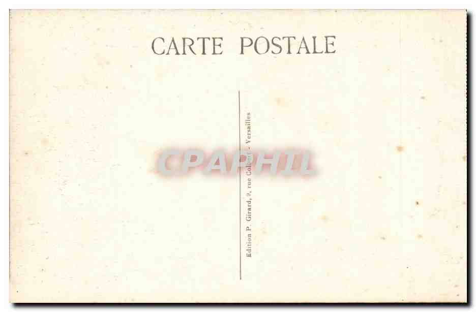 CPA Versailles Le parc Allee royale et bassin d'Apollon — Verso