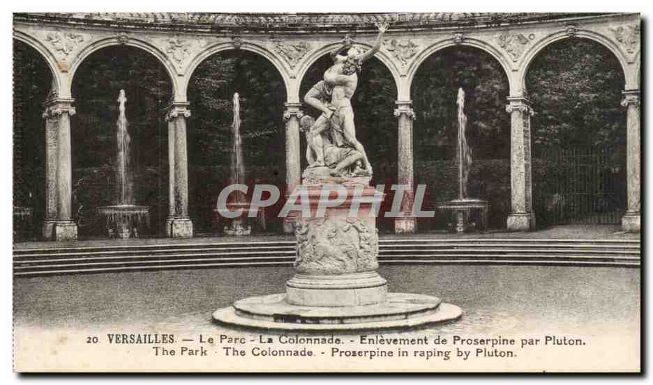 Versailles — Le Parc - La Colonnade — Enlèvement de Proserpine par Pluton