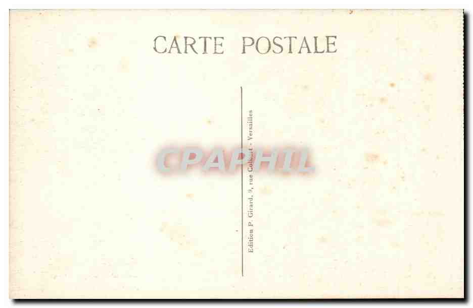 Versailles — Le Parc - La Colonnade — Enlèvement de Proserpine par Pluton — Verso