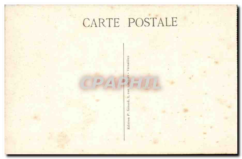 CPA Versailles Le parc Bassin de Latone — Verso