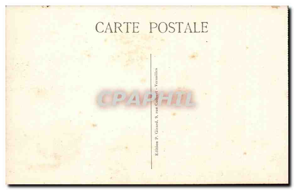 Versailles — Galerie des Batailles — Édition P. Girard, Versailles — Verso