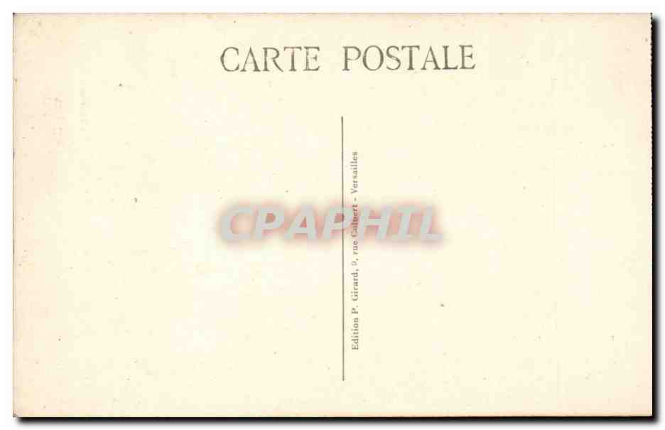 CPA Versailles Musee des voitures Voiure du sacre de Charles X — Rückseite