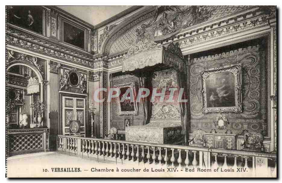 Versailles — Chambre à coucher de Louis XIV — Édition P. Girard