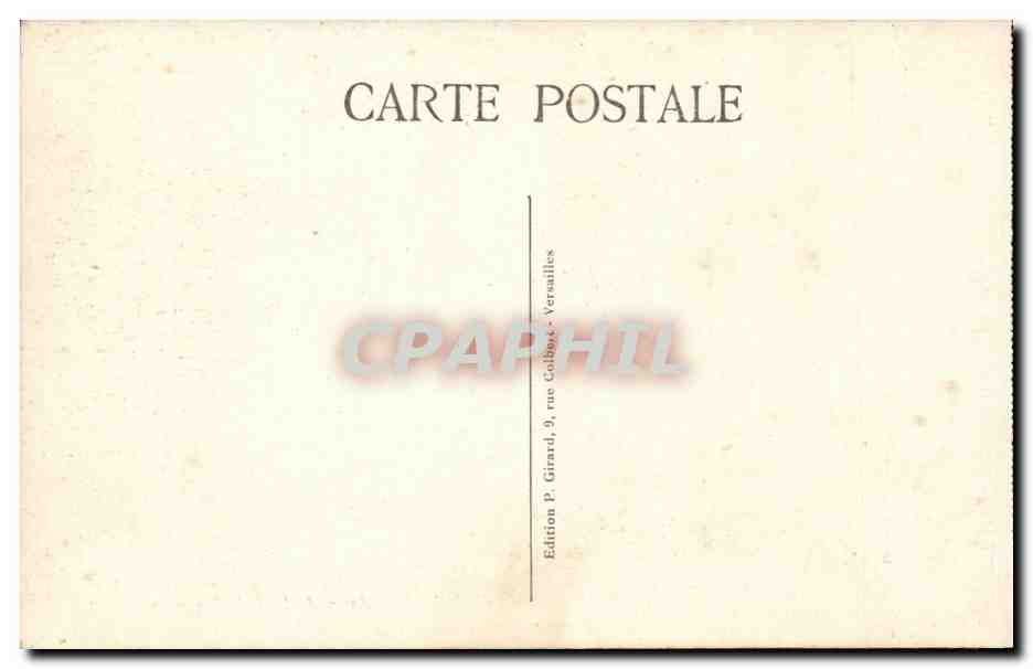 Versailles — Galerie des Glaces - Salle de la Signature de la Paix en 1919 — Rückseite