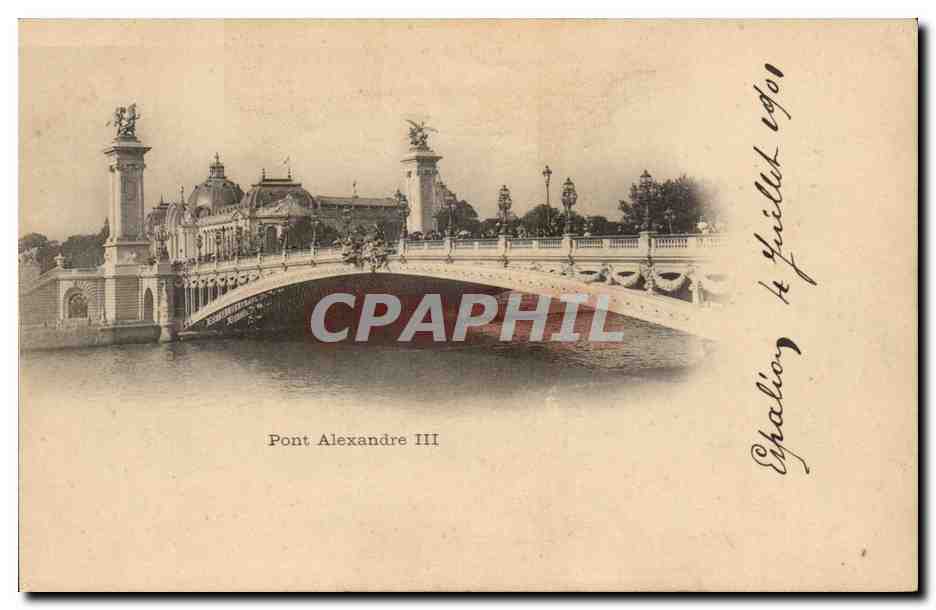 Paris CPA Pont Alexandre III
