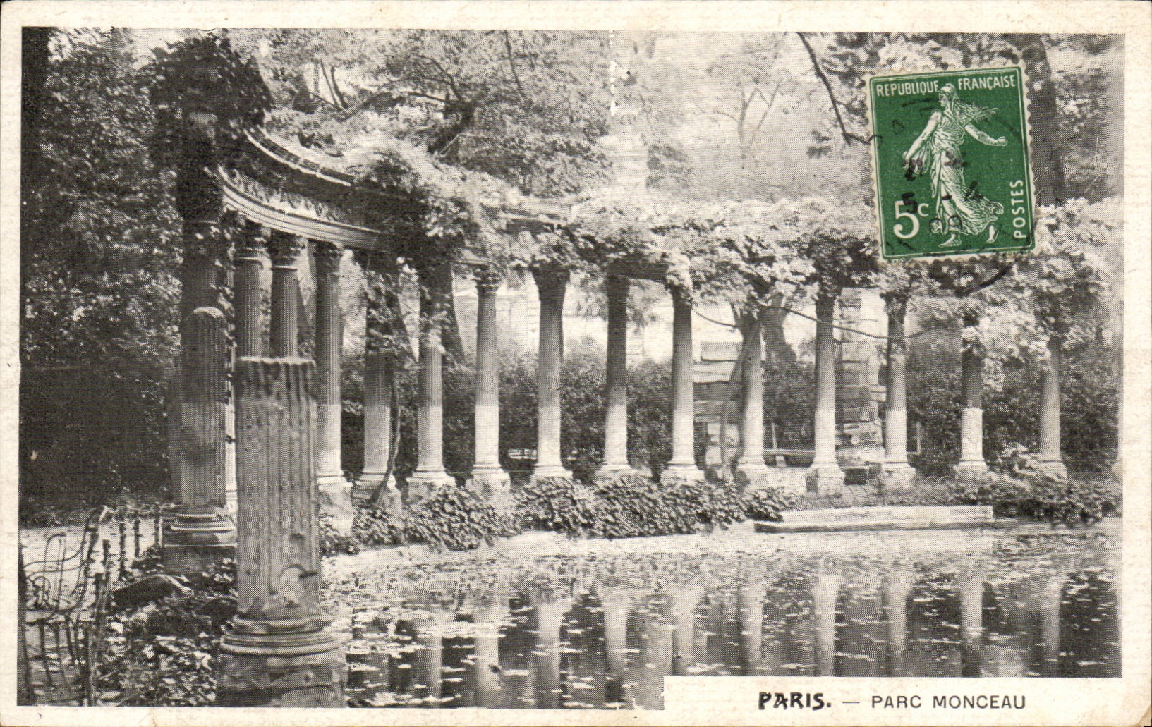 Paris CPA Parc Monceau