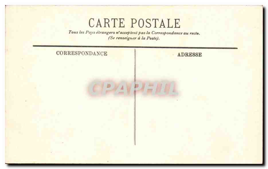 Paris CPA L'avenue du bois de Boulogne — Rückseite