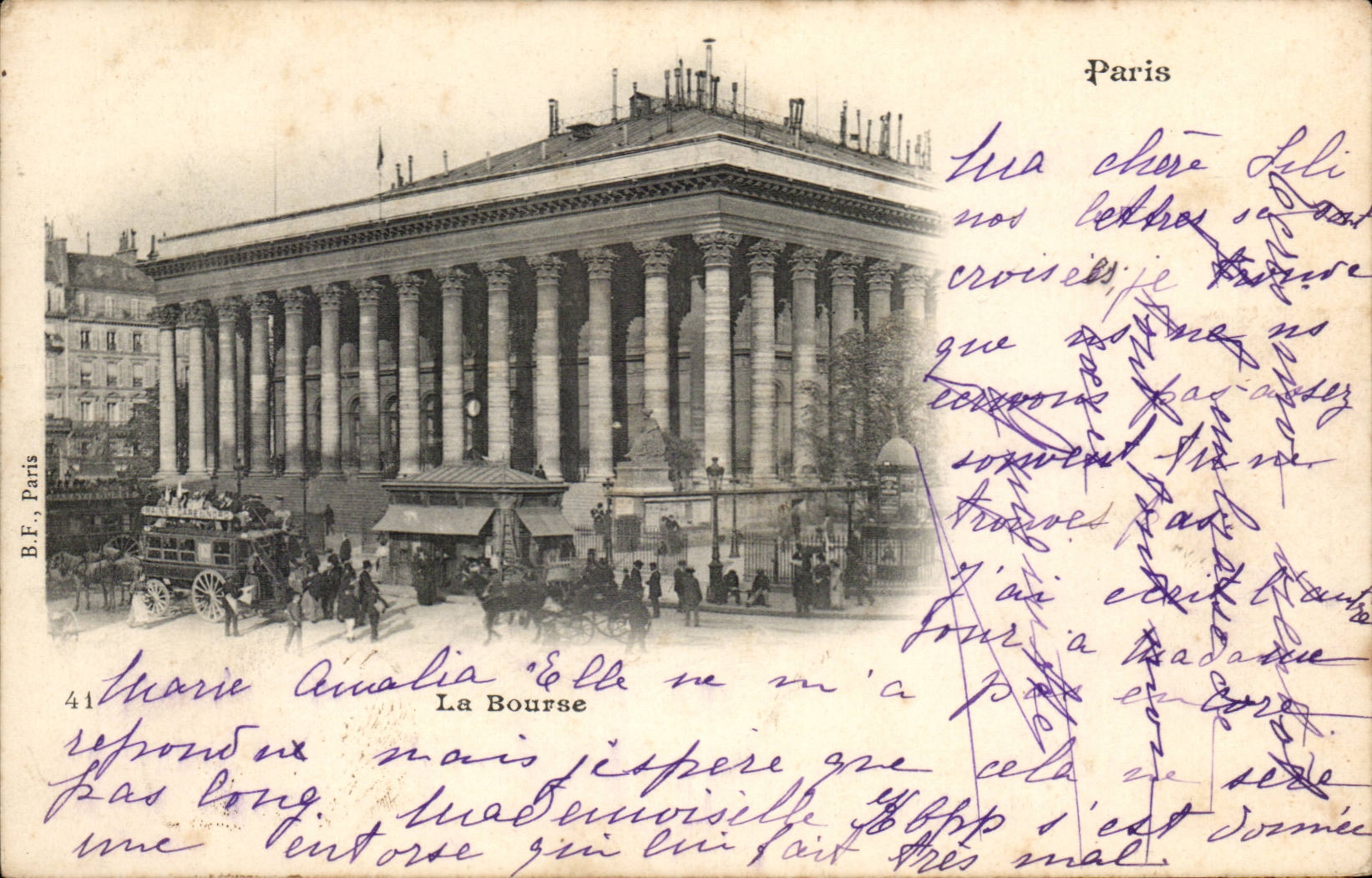 Paris CPA La Bourse