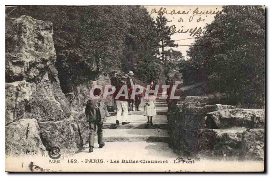 Paris CPA Les Buttes chaumont