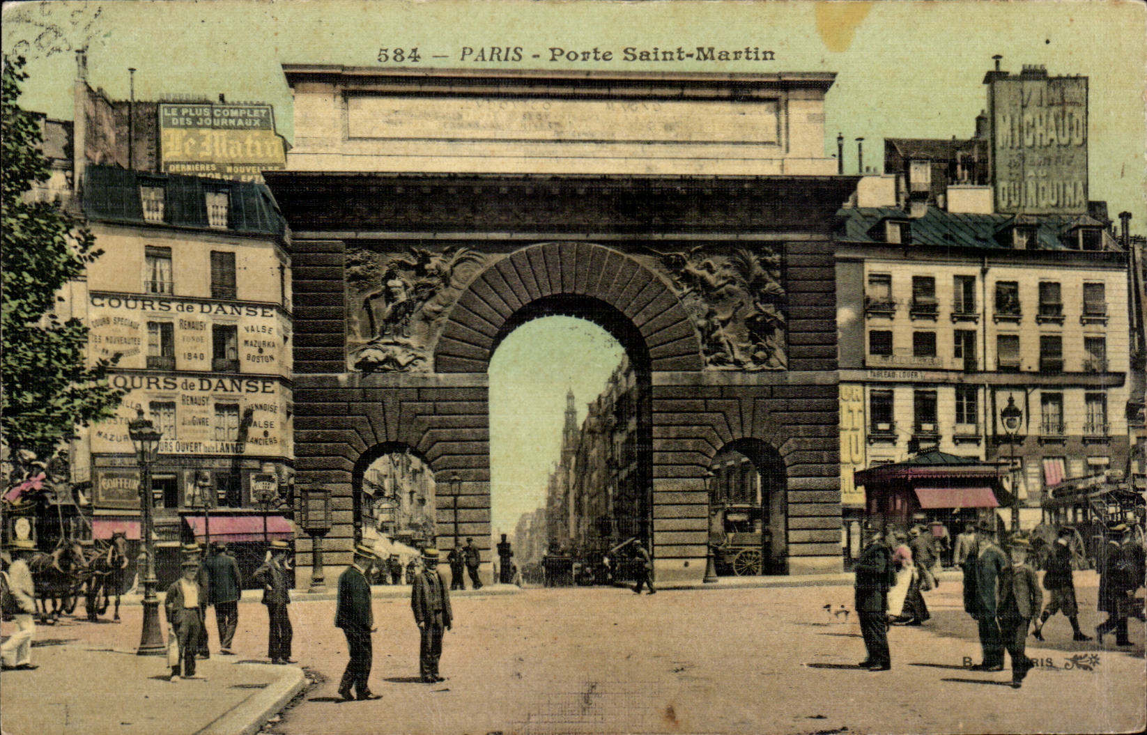 Paris CPA Porte Saint Martin