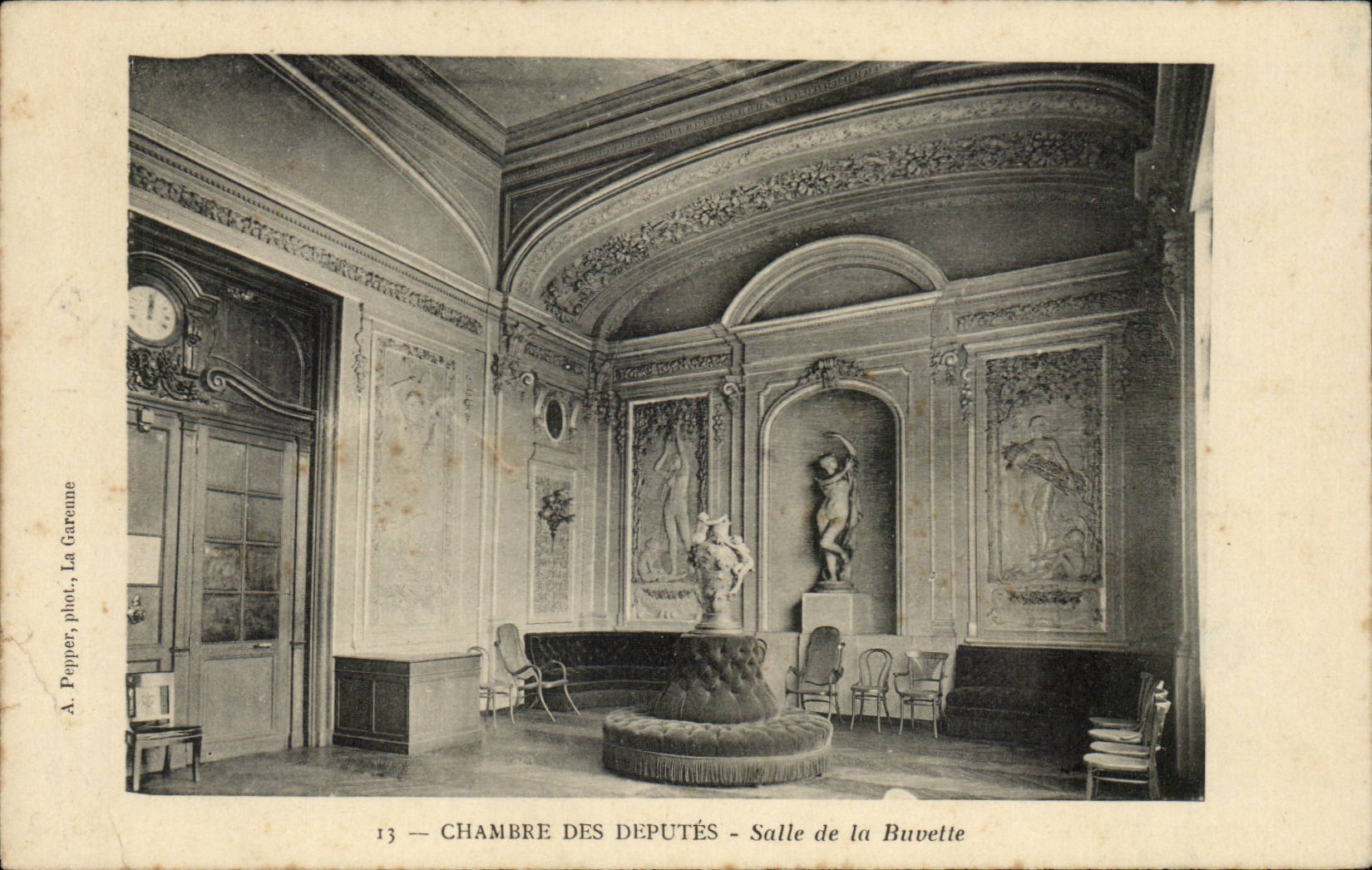Paris CPA Chambre des Deputes Salle de la Buvette