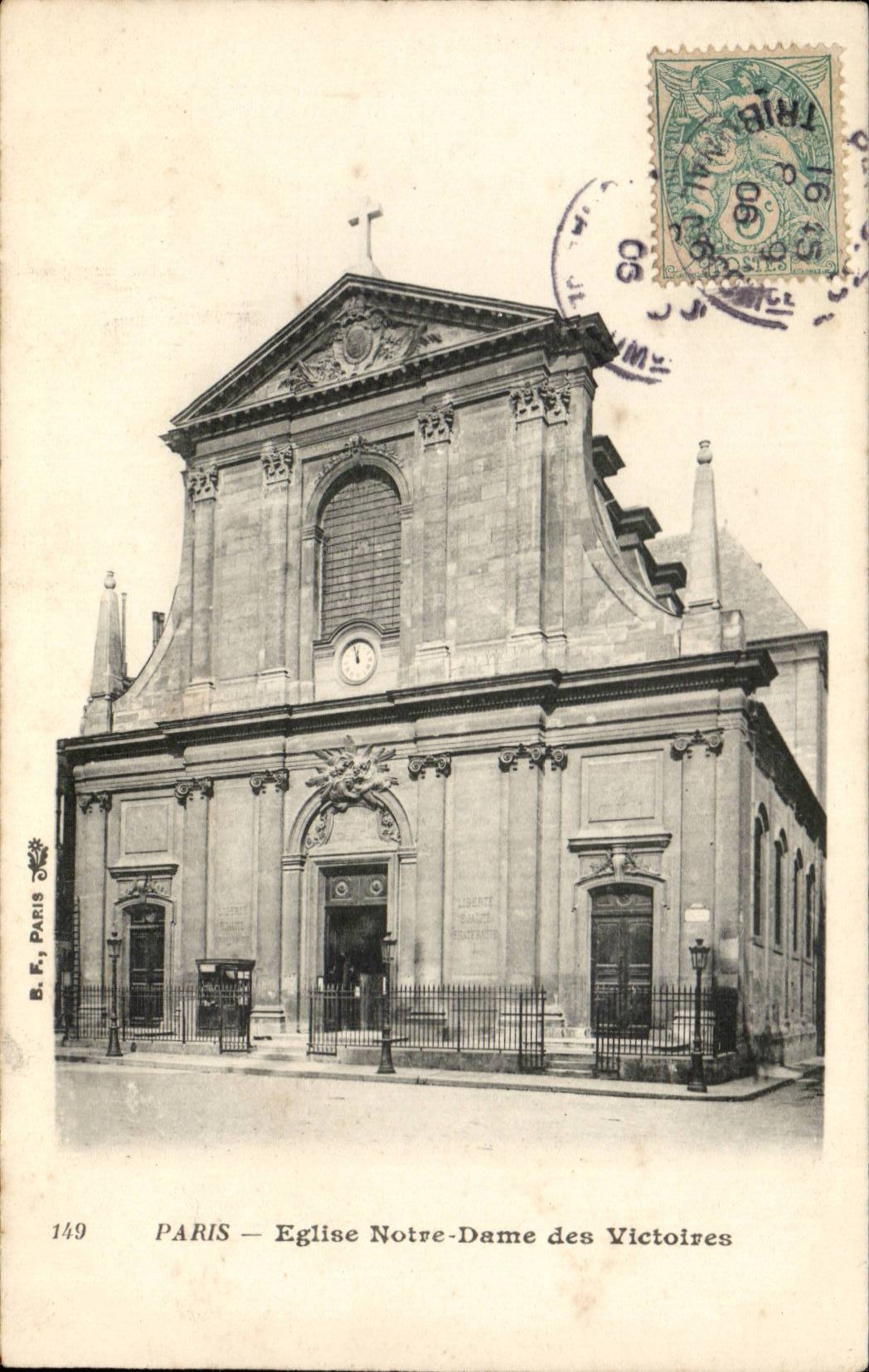 Paris CPA Eglise Notre Dame des Victoires