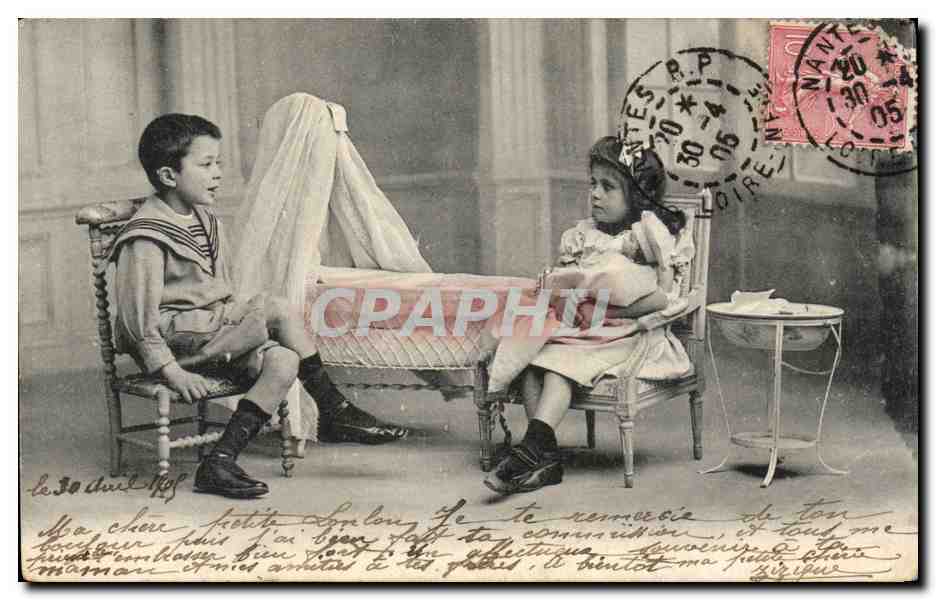 CPA Fantaisie Enfants et beb