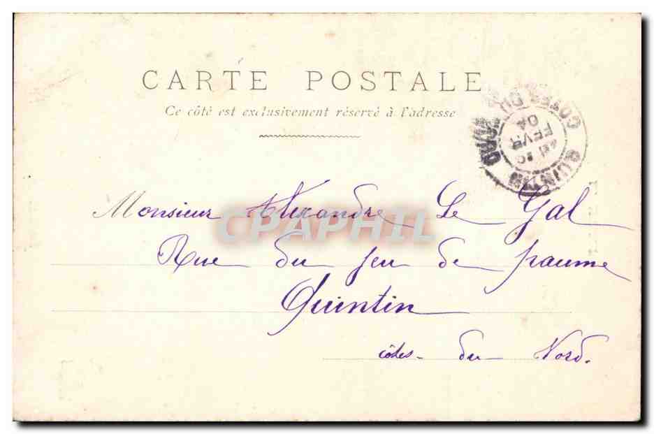 CPA Fantaisie Enfants Le menuet — Rückseite