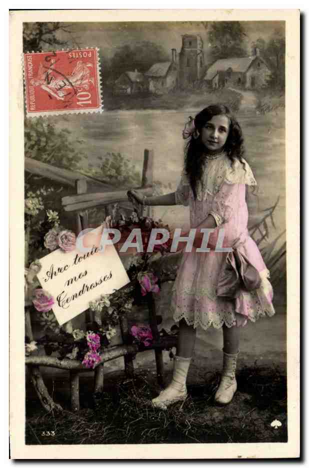 CPA Fantaisie Enfant Avec toutes mes tendresses