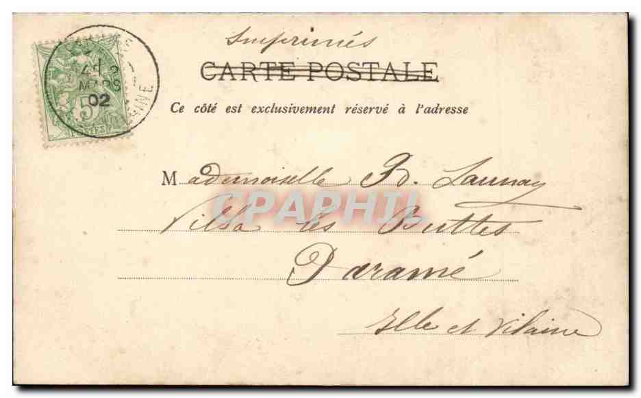 Jeune femme et homme au piano — scène intérieure — éditeur C. Co, n° 578 — Verso