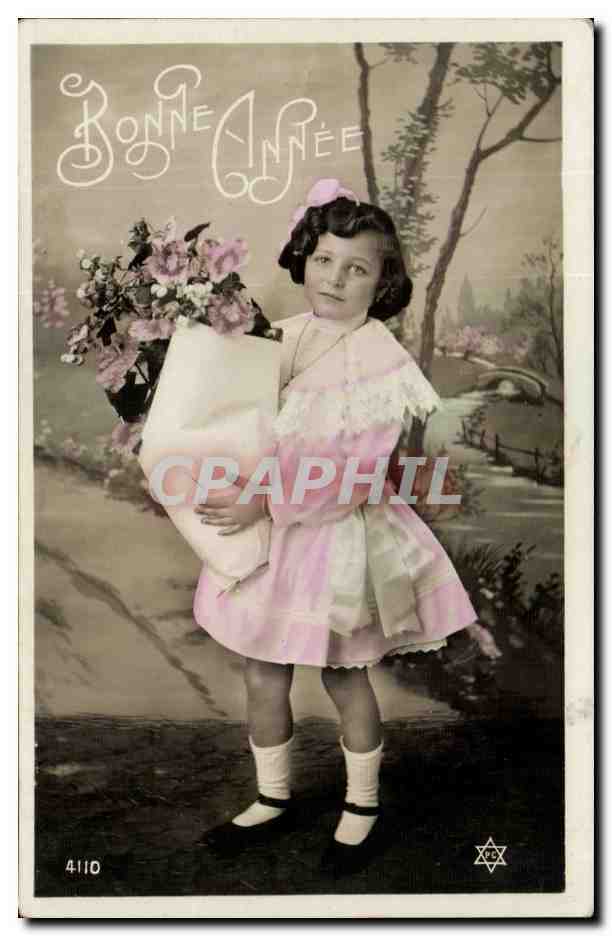 CPA Fantaisie Enfant Bonne annee