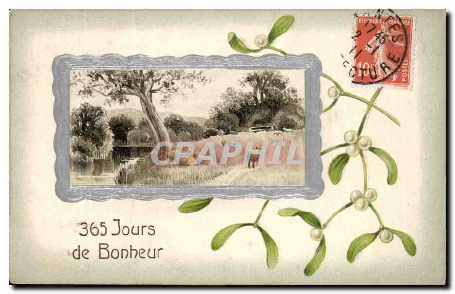 CPA Fantaisie 365 jours de bonheur