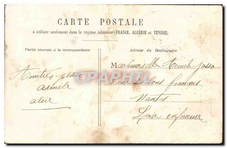 CPA Fantaisie Enfant  — Verso