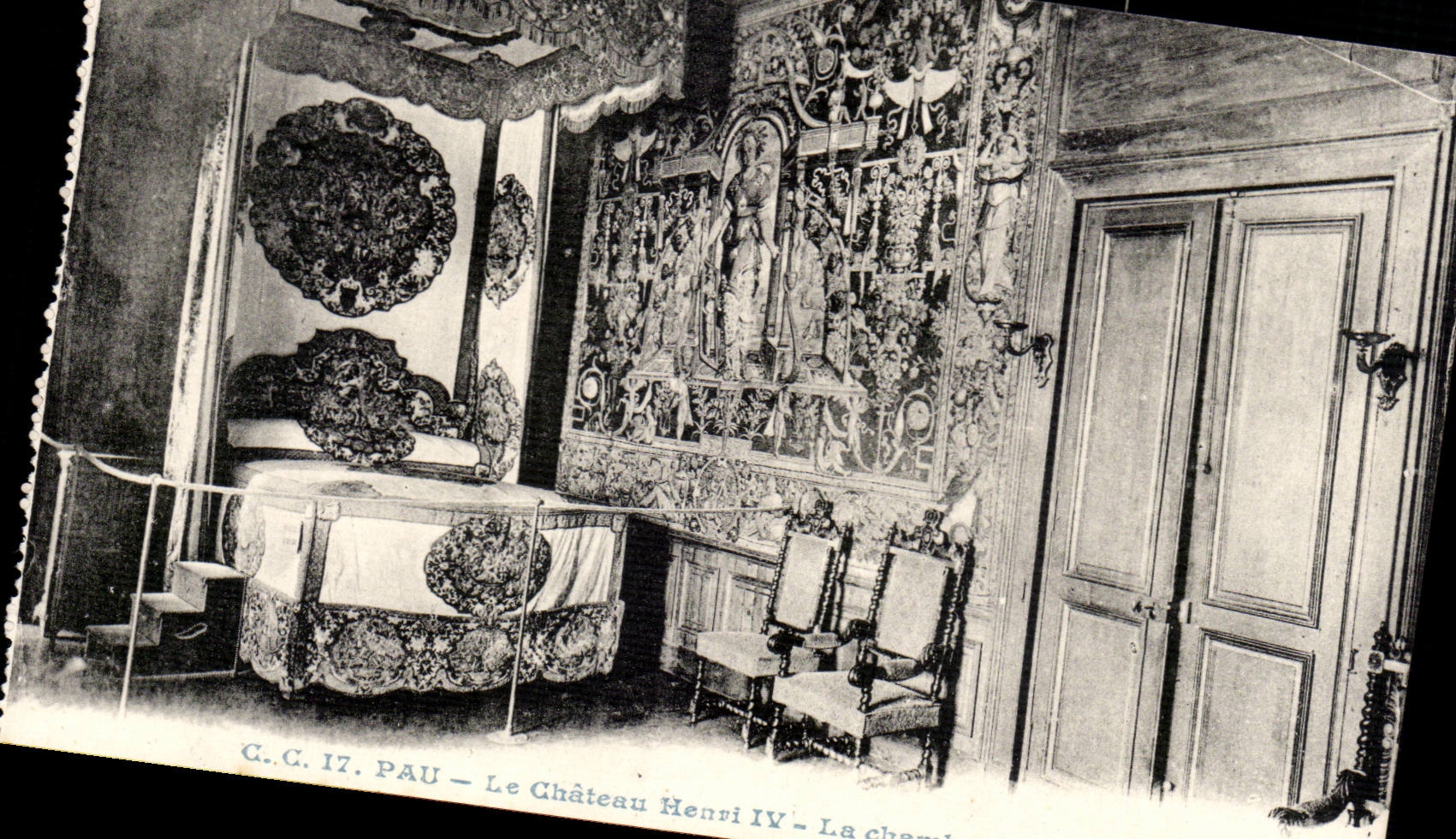 Pau CPA Chaetau Henri IV La chambre de Louis XIV